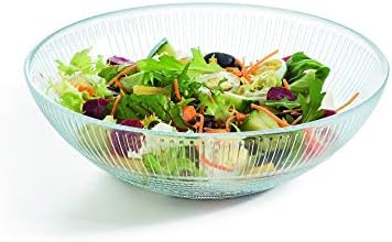 Louison Clear Opal Glass Dinner Set Dinnerware Tableware Plates Microwave Safe Dishwasher Safe Dining Modern (6 Soup Bowls)