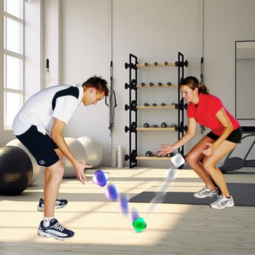 Smart Agile Reaction Training Ball Light Set, 6 Colors Online/Offline Mode Speed Agile Reaction Ball Equipment Quick Response Training Ball Reflex Ball Tools for Enhancing Speed and Agility (1) - Thumbnail 7