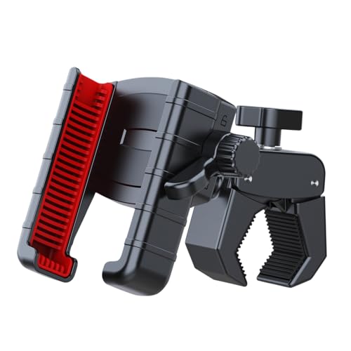 BOSSETY El último Soporte para Bicicletas se Puede Utilizar para Bicicletas, Motocicletas, carritos de Compras, cochecitos y es Adecuado para Todos los teléfonos Inteligentes. (Red)