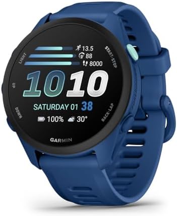 Garmin Forerunner® 70, Easy-to-Use GPS Running Smartwatch, Advanced Trainin...