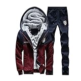 Fibra de poliéster Nuevo Plus suéter de Terciopelo Sudadera de Hombre con Capucha Traje de Invierno, Chaqueta de Punto de Moda de Manga Larga