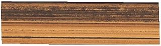 Picture Frame Moulding (Wood) 18ft Bundle - Traditional Gold Finish - 0.75" Width - 7/16" Rabbet Depth