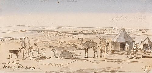 Tableau sur toile poster Near El Areesh par Edward Leaars 58 x 90 cm sans cadre pour déco