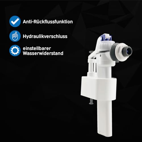 kör4u Universal-Füllventil – passend für Geberit, TECE und weitere Spülkästen (Unterputz & Aufputz)