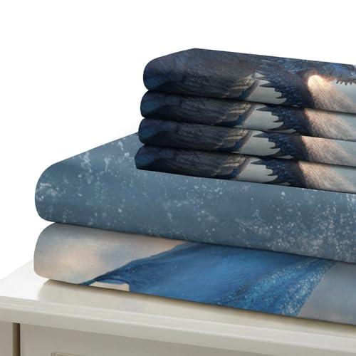 Housse de couette dragon 140x200 avec fermeture éclair en tissu microfibre