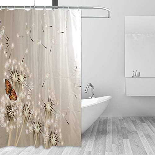 ALAZA Shower Curtain, Turquoise Blue Plaid Bathroom Waterproof Polyester Curtains Accessories With Hooks For Home Decorative (153cm x 183cm)