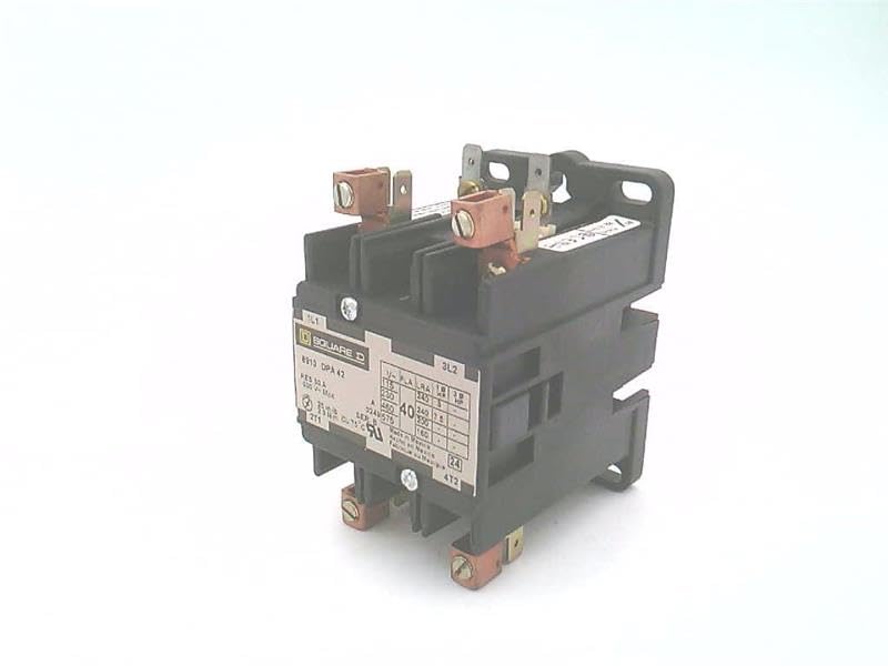 Square D 8910DPA42V02 Contacto de Propósito Definitivo, 600V, 40A, 2 Polos, Abierto miniatura 1