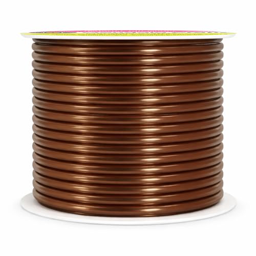 Image of Mandala Crafts 10 Gauge Anodized Aluminum Craft Wire for Jewelry Making - 32 FT Colored Flexible Brown Wire - Bendable for Bonsai Armature Crafting Sculpting