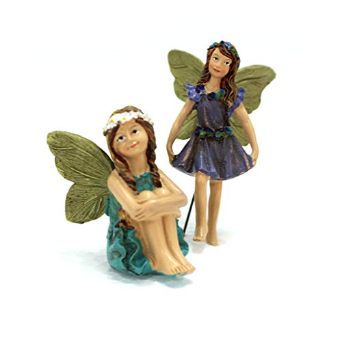foshan Idkska Fairy Garden – 6 peças de estatuetas miniatura de fadas acessórios para decoração de c