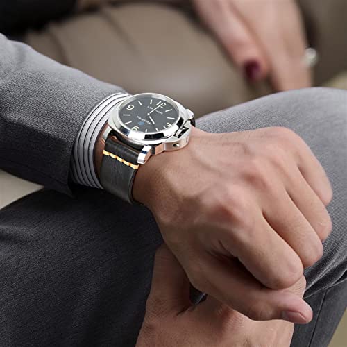 Bracelet de montre Galaxy Watch en cuir Maikes idéal pour sublimer vos tenues de bureau