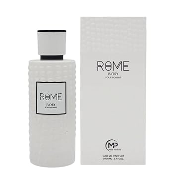 ROME IVORY Pour Homme Eau De Parfum for Men, Oriental Scent, 3.4 Fl Oz, Spray, Paraben Free