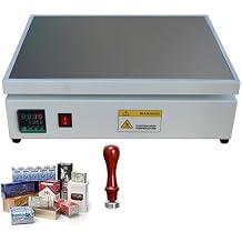 Cellophane Wrapping Machine Desktop Heating Sealing Machine, Hot Stamping Machine 0-300C Adjustable Temperature,PID Intelligent Temperature Control for BOPP/PVC Packing,30x40cm