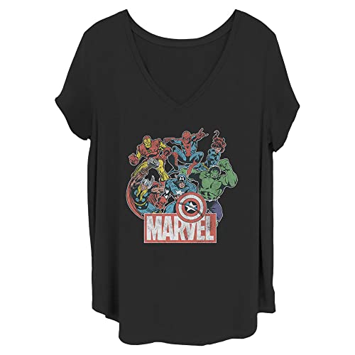 T-shirt Marvel grande taille qui valorise les formes 2X