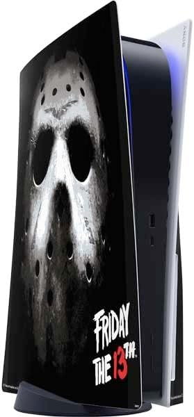 Skinit Decal Gaming Skin Compatible with PS5 Console - Officially Licensed Warner Bros Friday The 13th Jason Voorhees Design