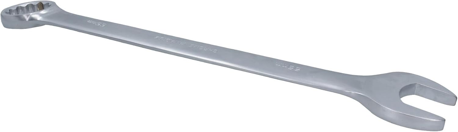 55mm Metric Jumbo Combination Spanner Wrench Ring and Open Ended HGV
