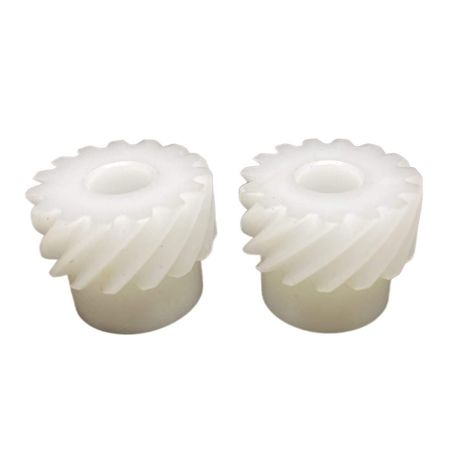 Stirnradgetriebe, Ritzelsatz, Ritzel 2 Stück 1M 15T Nylon-Spiral-Stirnradgetriebe Kunststoff-Schirm-Stirnradgetriebe 6 mm 8 mm Innenloch 1 Modul 15 Zähne Zahnradbohrung Welle(6mm bore)