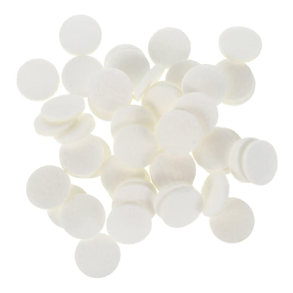 HOMSFOU 50piezas Almohadillas De Repuesto para Collar Difusor De Pads para Perfume y Esencial para Colgantes Aromáticos Uso Diario y Ocasiones Especiales