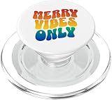 Photo Gallery retro abbinato famiglia natale merry vibes only popsockets popgrip per magsafe Photo Gallery retro abbinato famiglia natale merry vibes only popsockets popgrip per magsafe