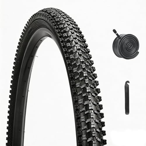 26x1.95 Bike Tire,HUIOK Folding Replacement Bike Tires 26 x 1.95,Cushioned and Comfortable MTB Bicycle tire,Rubber Tires for Hard Roads, Muddy