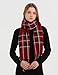 Yuson Girl Schal Damen Oversized Kariert Kaschmir Schal Lange Winterschal Tartan Deckenschal Plaid Weich Wraps Groß Karo Fransen Schals Warm Flauschig für Herbst Winter(G)
