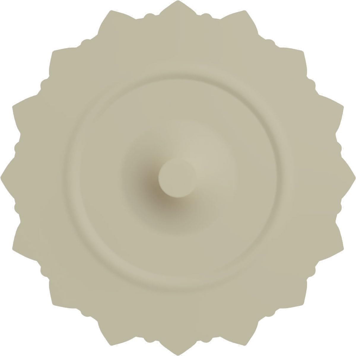 35 3/8"OD x 2 1/4"ID x 1 7/8"P Julianna Ceiling Medallion