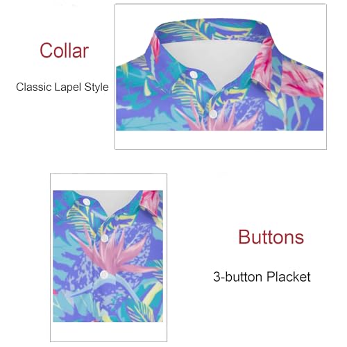 Camisetas Polo para Pareja Divertidas de Golf, Camisas Hawaianas a Juego para Hombre y Mujer, Camisa Polo Transpirable para Hombre y Mujer miniatura 4