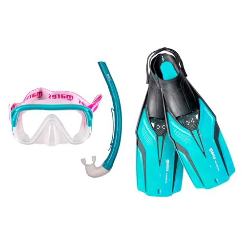 Masque et tuba Mares Nateeva Keewee Jr sans infiltration pour enfant