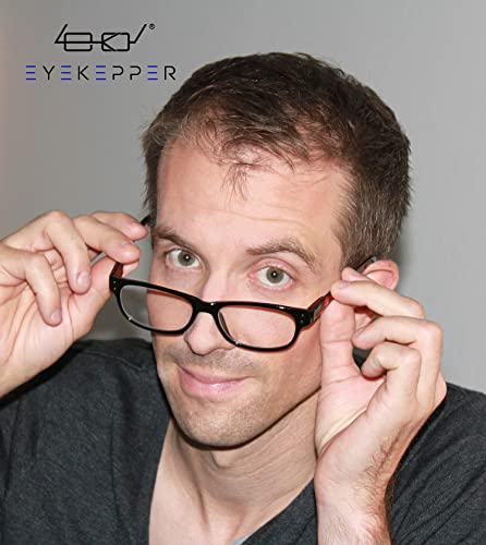Image of Eyekepper Classic Reading Glasses for Men 5 Pack Spring Hinges Readers