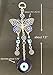 Turkish Blue Evil Eye with Butterfly Hanging Decoration Ornament -003