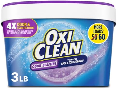 OxiClean Odor Blasters Versatile Odor and Stain Remover Powder, 3 lb