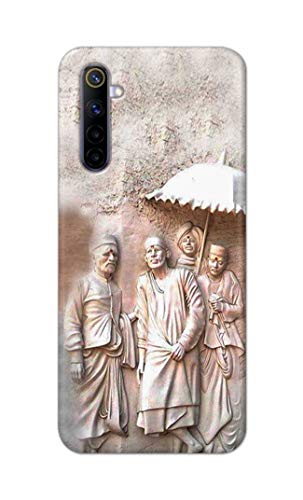 Image of PRINTFIDAA Printed Hard Back Cover Case for Realme 6 Pro Back Cover (Sai Baba) -1803