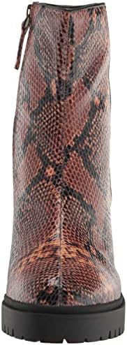 Aerosoles Women's Ellie Mid Calf Boot, Brown Snake, 12 | Image 1