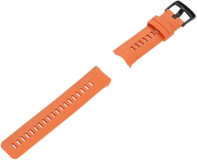 Watch Bands Compatible with Suunto Spartan Sport HR, Classic Soft Rubber Replacement Wrist Strap for Suunto Spartan Sport HR Smart Watch Band (Orange)