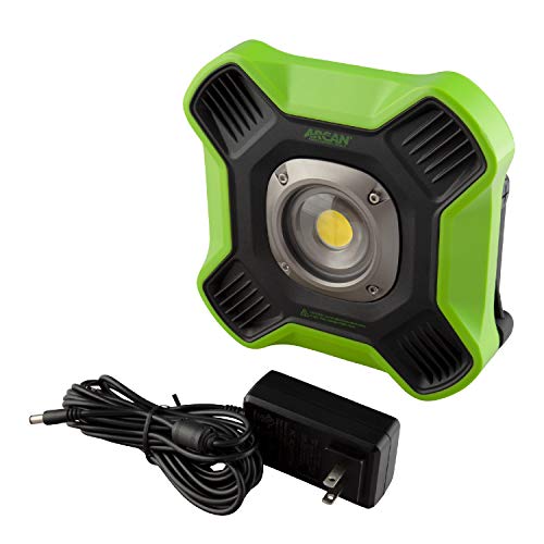 Arcan 5000-Lumen Ultra Rechargeable Multi-Purpose Flood Light with USB Port (ALULTRAFL)