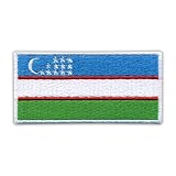 Aufnäher Flagge Usbekistans Aufnäher Patch Patch Aufnäher Emblem, Flagge Usbekistans