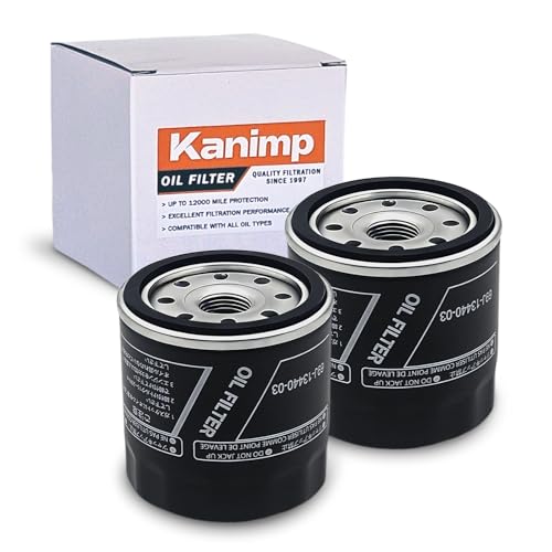 69J-13440-03-00 69J-13440-04-00 Oil Filter for Yamaha F150 F175 F200 F225 F250 Outboard Engine FX HO Cruiser SHO SVHO FSH190 195 212 222 242 252 255 275 AR SX 240 250 Series Sport Boat (2 PCS)