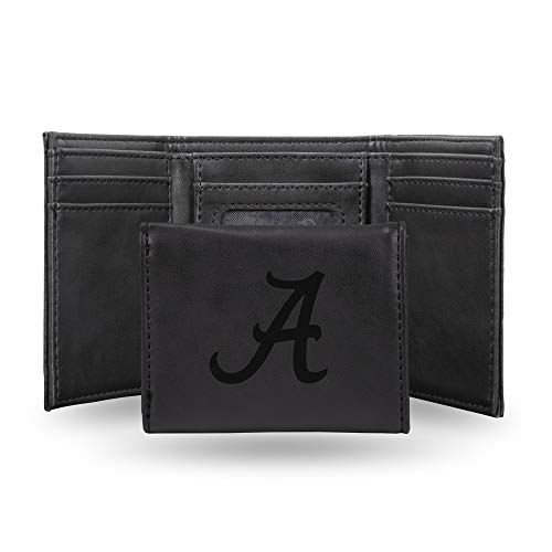 Image of Rico Industries NCAA Laser Engraved Trifold Laser Engraved Tri-Fold Wallet - Men's Accessory