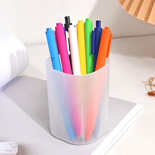 Pack 10 bolígrafos retráctiles de tinta gel negra 0.5 mm miniatura 2