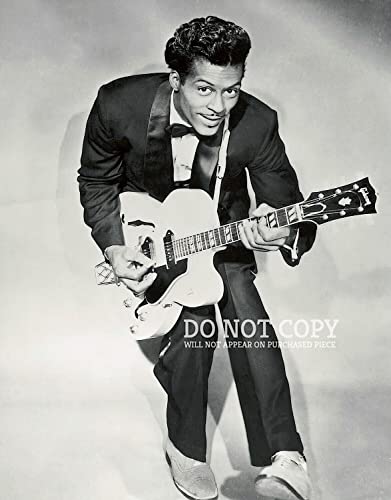Chuck Berry fotografía 11 x 14 de la foto publicitaria rara de 1958 ideal para decorar tu pared