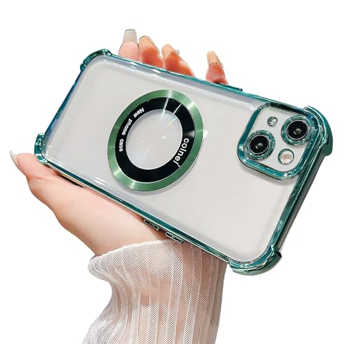 Coque iPhone 15 antichoc MagSafe transparente pour éviter les rayures et chutes d'appareil photo