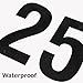Azarxis Race Competitor Numbers Running Bibs with Safety Pins Tyvek Tearproof for Outdoor Sports Marathon Trail Racing Jogging Race Event (Numbers 1-100)