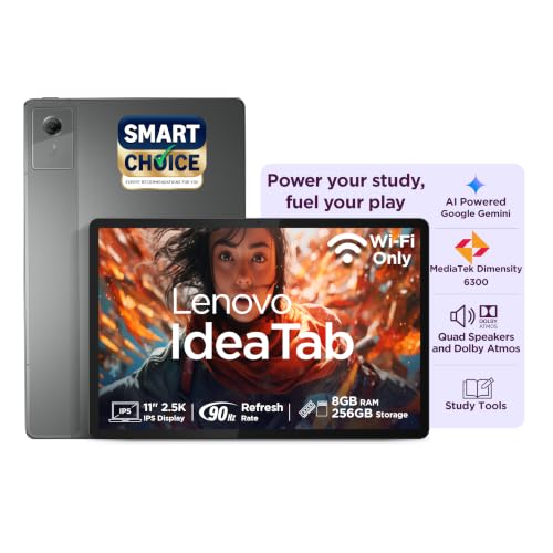 Lenovo Idea Tab Smartchoice |11-inch 2.5K Clear Display, 90Hz Ref...