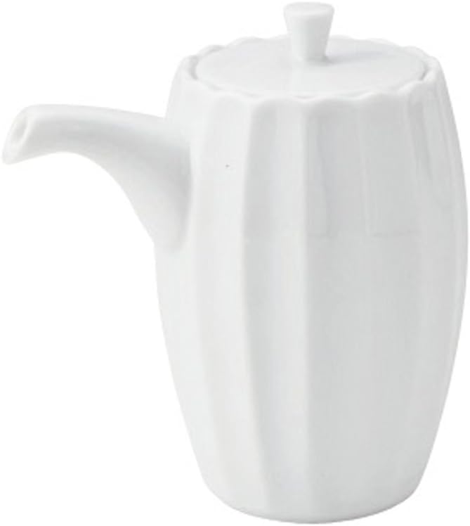 Koyo Pottery 56100057 Kasumi Soy Sauce Sashi, White