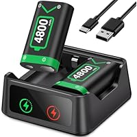 HELLCOOL Bateria para Mando Xbox One/Xbox Series, 2X4800mWh