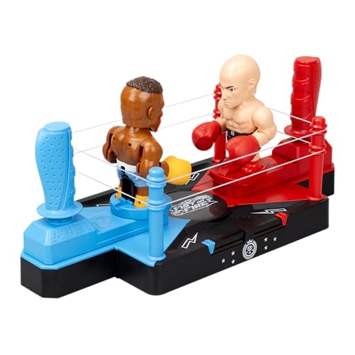 Silverlit - Boxing Warrior Deluxe Arena – Jeu de Boxe Interactif - Effets Sonores et Lumineux – Dès 5 Ans, Style Noir
