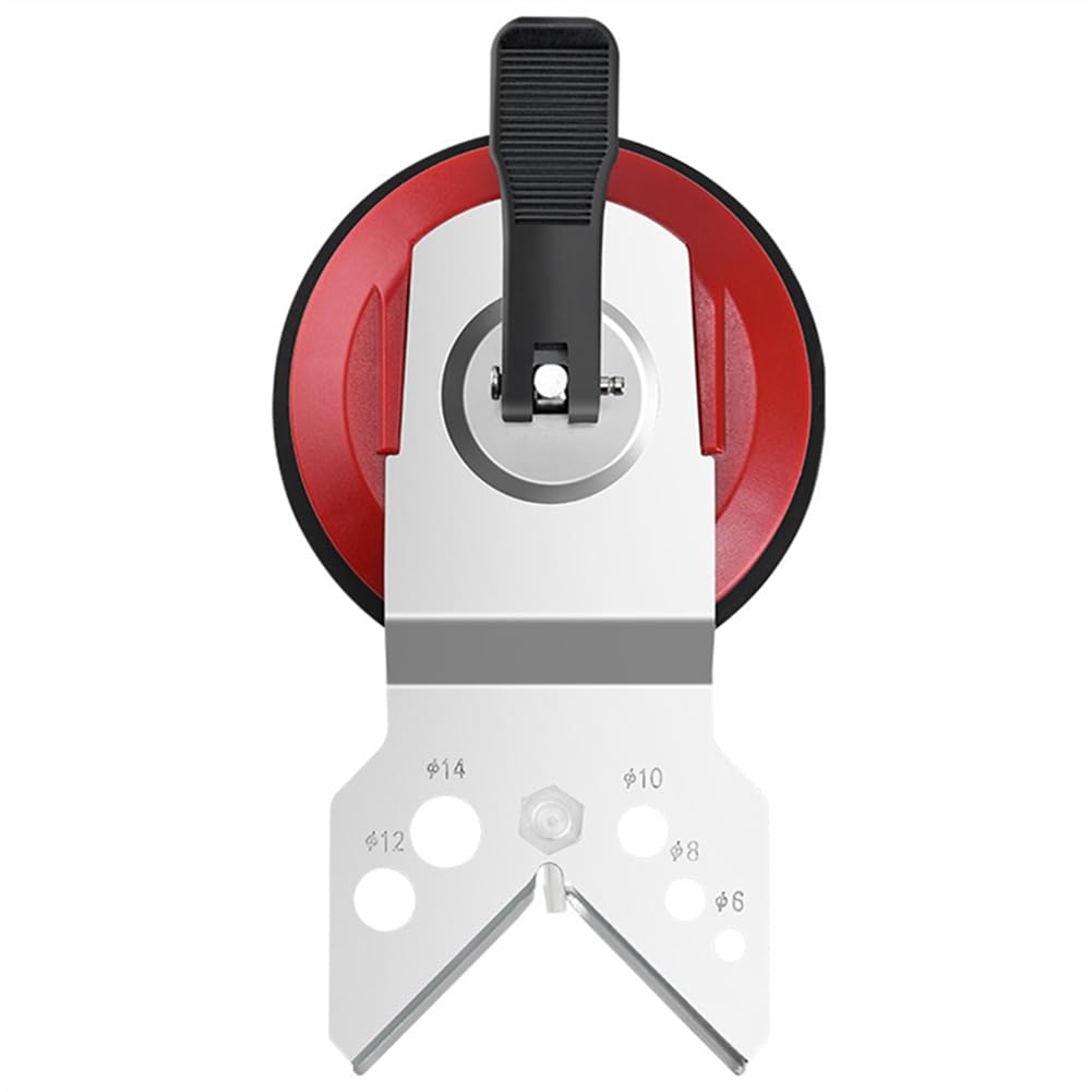 Littimoon Saw Core Bit Guide with Suction Base, ILE Glass Open, 6 mm to 83 mm Equipment Device for Marble for Tile Glass