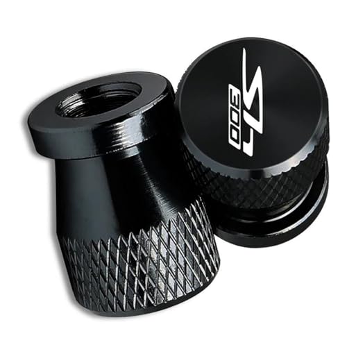 Bouchon de valve en aluminium et capuchon de potence Nero SH-300