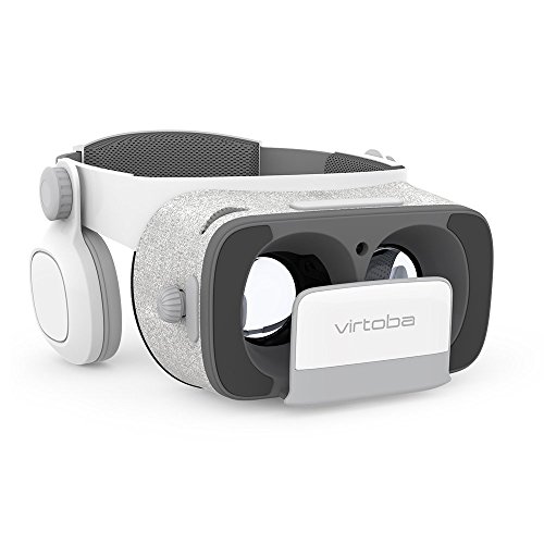 3D VR Glasses, Virtoba Virtual Reality Headset 120° FOV IPD Focus Adjustable for 3D Movies and Games, Fit for iPhone 7/7 Plus/6/6 Plus, Samsung S8 S8+ Note 8 and Other 4.7''-6.2'' Smartphones