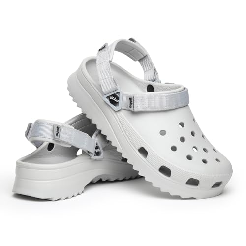Image of YOHO Hacker Clogs for Men | Waterproof Monsoon Footwear & Rainy Shoes | Adjustable Strap Cushioned Sandals