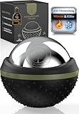 M.S.Lemberg® Massageball - Wärmender & Kühlender Massage Roller - Entspannung & Wellness Geschenk - kleine Massagekugel für Nacken Rücken Gesicht Schulter Faszien Schultern - Massageroller Ball